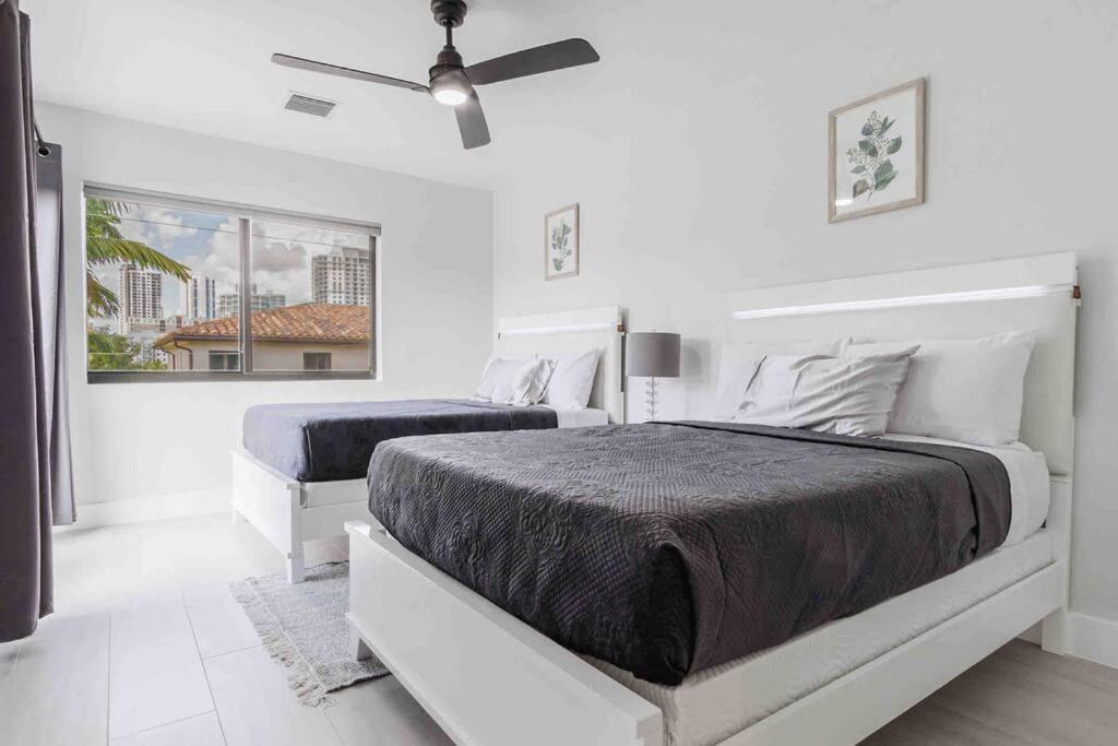 Luxury Paradise Walk To Las Olas -5 Mins To Beach Fort Lauderdale Bagian luar foto